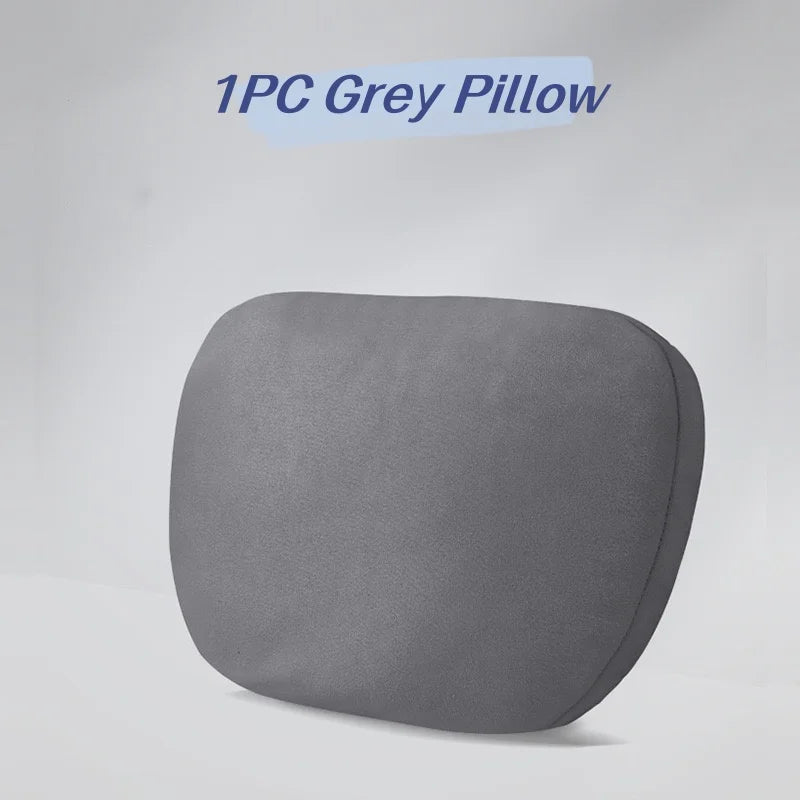 Car Neck Pillow Car Seat Headrest Pillow Auto Memory Cotton Protector Cushion for Universal Car Head Support for Gaming Chair